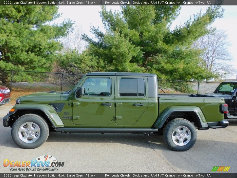 Sarge Green 2021 Jeep Gladiator Freedom Edition 4x4 Photo #9