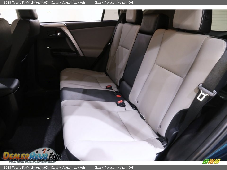 2018 Toyota RAV4 Limited AWD Galactic Aqua Mica / Ash Photo #17