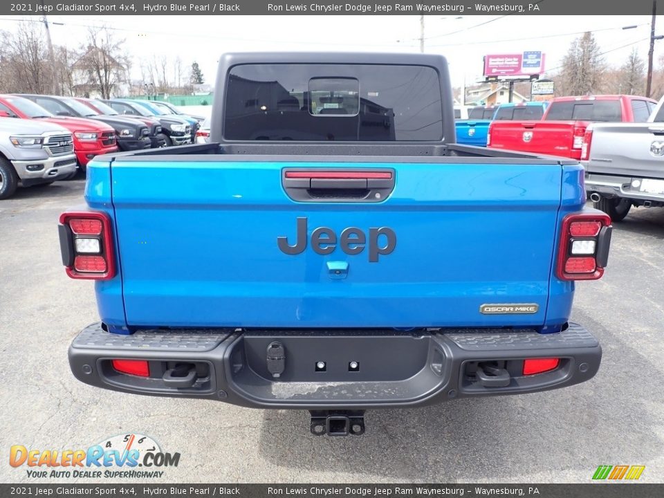2021 Jeep Gladiator Sport 4x4 Hydro Blue Pearl / Black Photo #4