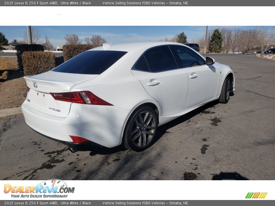 2015 Lexus IS 250 F Sport AWD Ultra White / Black Photo #7