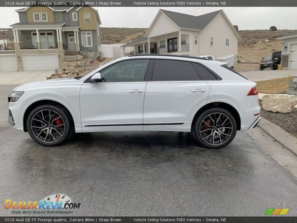 Carrara White 2019 Audi Q8 55 Prestige quattro Photo #1