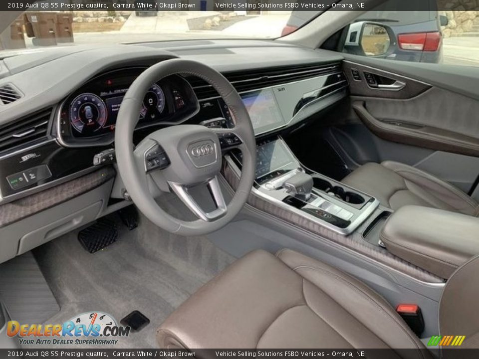 Okapi Brown Interior - 2019 Audi Q8 55 Prestige quattro Photo #3