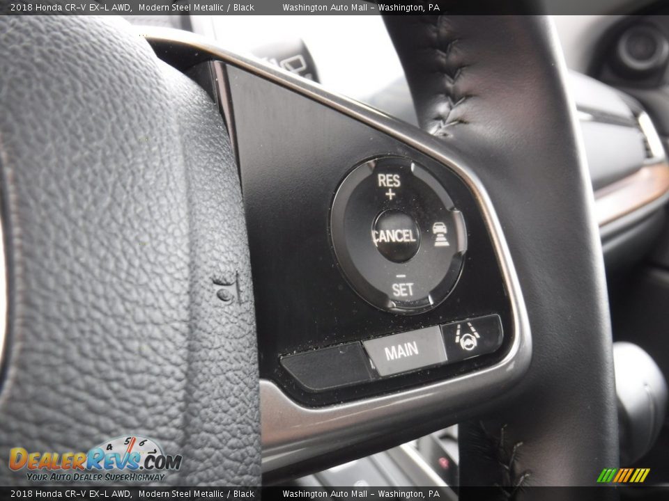 2018 Honda CR-V EX-L AWD Modern Steel Metallic / Black Photo #22