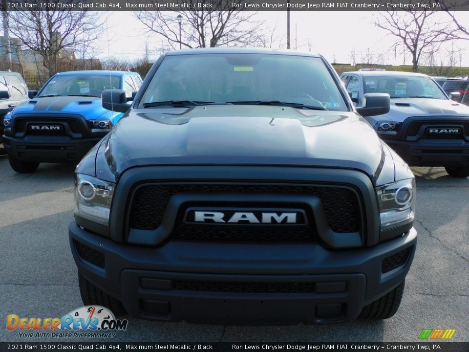 2021 Ram 1500 Classic Quad Cab 4x4 Maximum Steel Metallic / Black Photo #2