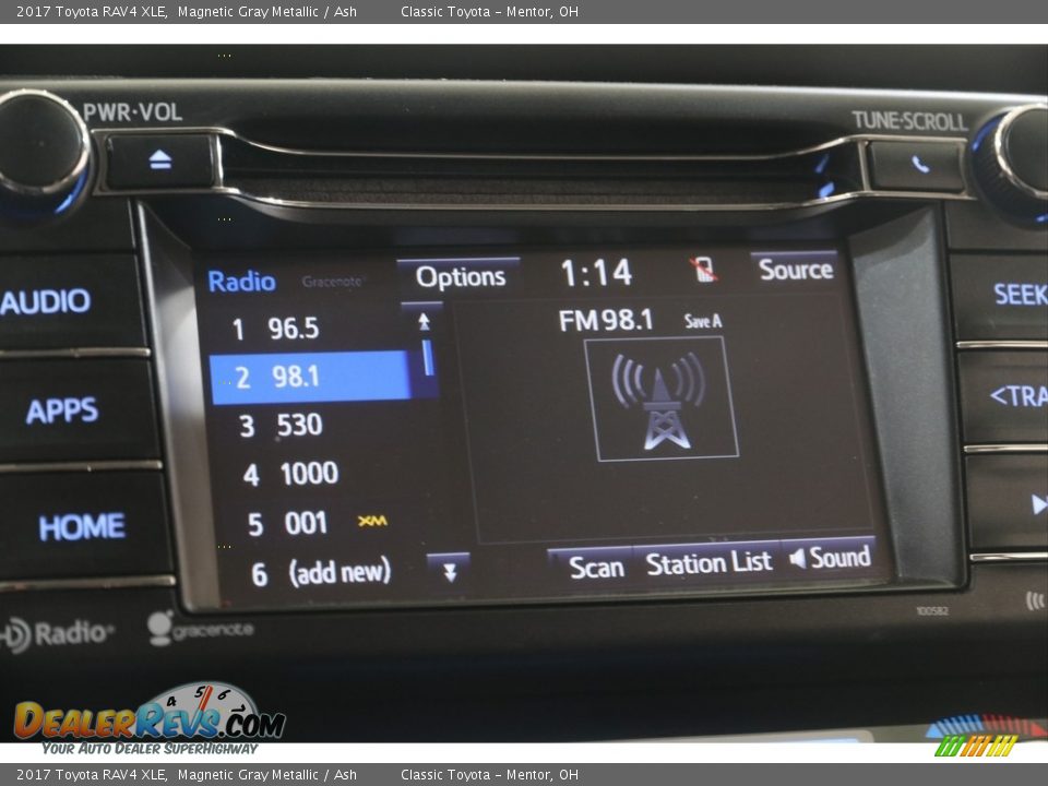 2017 Toyota RAV4 XLE Magnetic Gray Metallic / Ash Photo #10