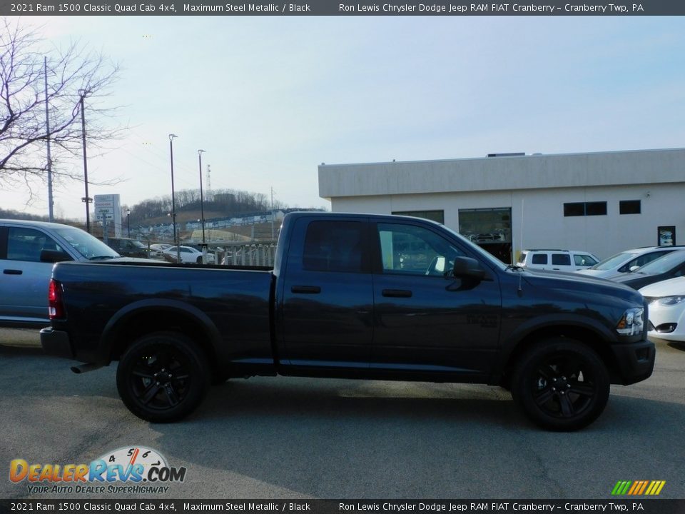 2021 Ram 1500 Classic Quad Cab 4x4 Maximum Steel Metallic / Black Photo #4
