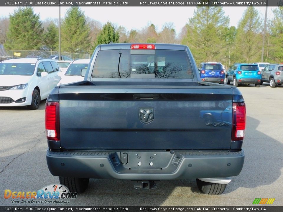 2021 Ram 1500 Classic Quad Cab 4x4 Maximum Steel Metallic / Black Photo #6