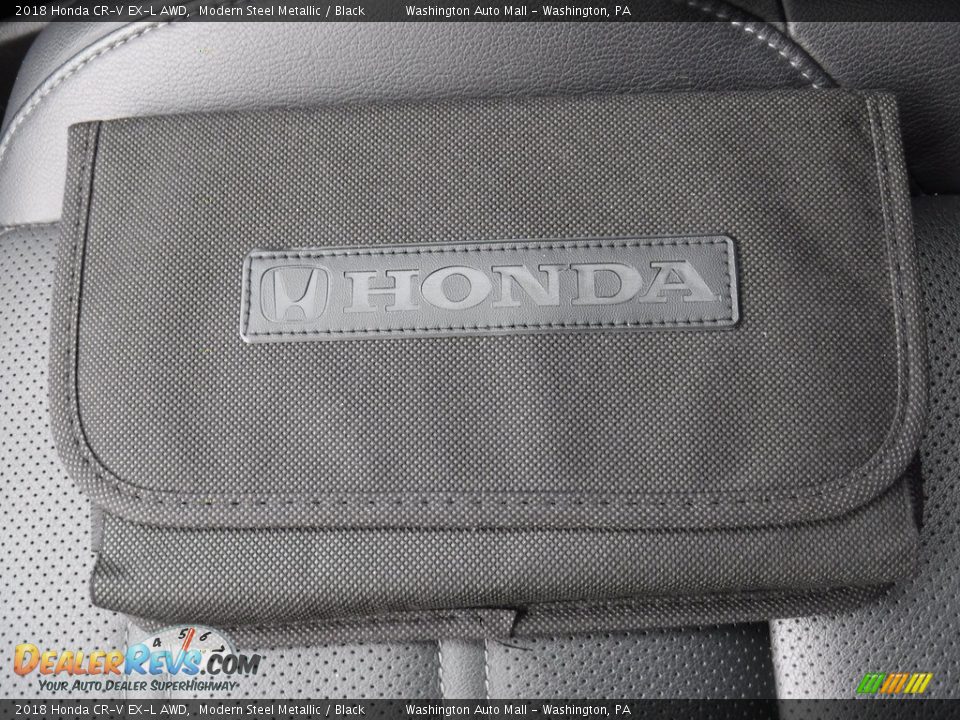 2018 Honda CR-V EX-L AWD Modern Steel Metallic / Black Photo #28