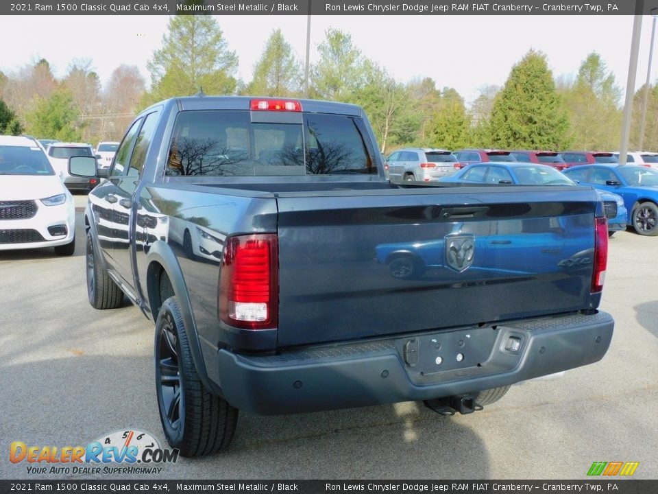 2021 Ram 1500 Classic Quad Cab 4x4 Maximum Steel Metallic / Black Photo #8