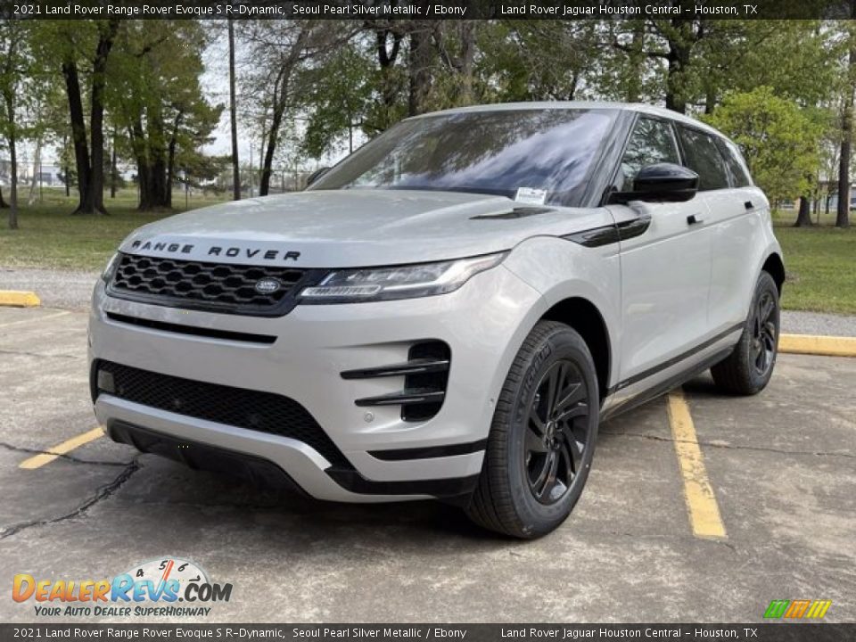 Front 3/4 View of 2021 Land Rover Range Rover Evoque S R-Dynamic Photo #2