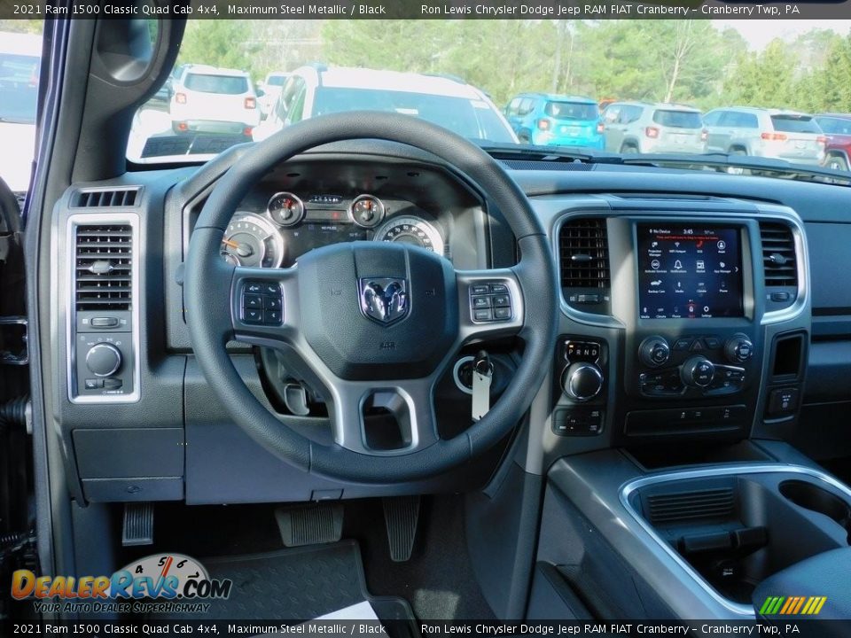 2021 Ram 1500 Classic Quad Cab 4x4 Maximum Steel Metallic / Black Photo #14