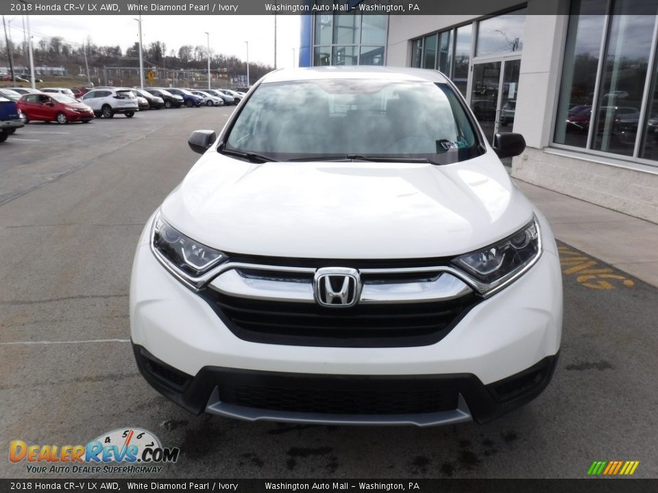 2018 Honda CR-V LX AWD White Diamond Pearl / Ivory Photo #4