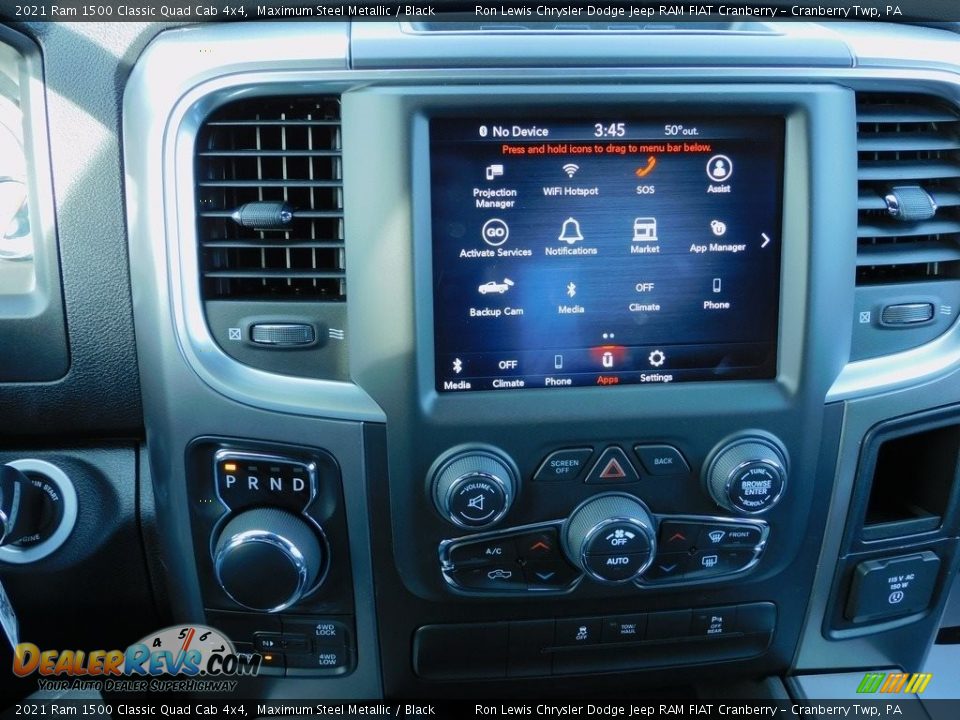 2021 Ram 1500 Classic Quad Cab 4x4 Maximum Steel Metallic / Black Photo #16