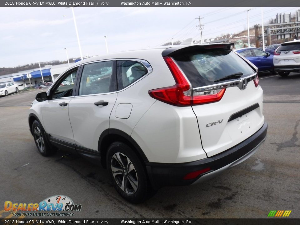 2018 Honda CR-V LX AWD White Diamond Pearl / Ivory Photo #7