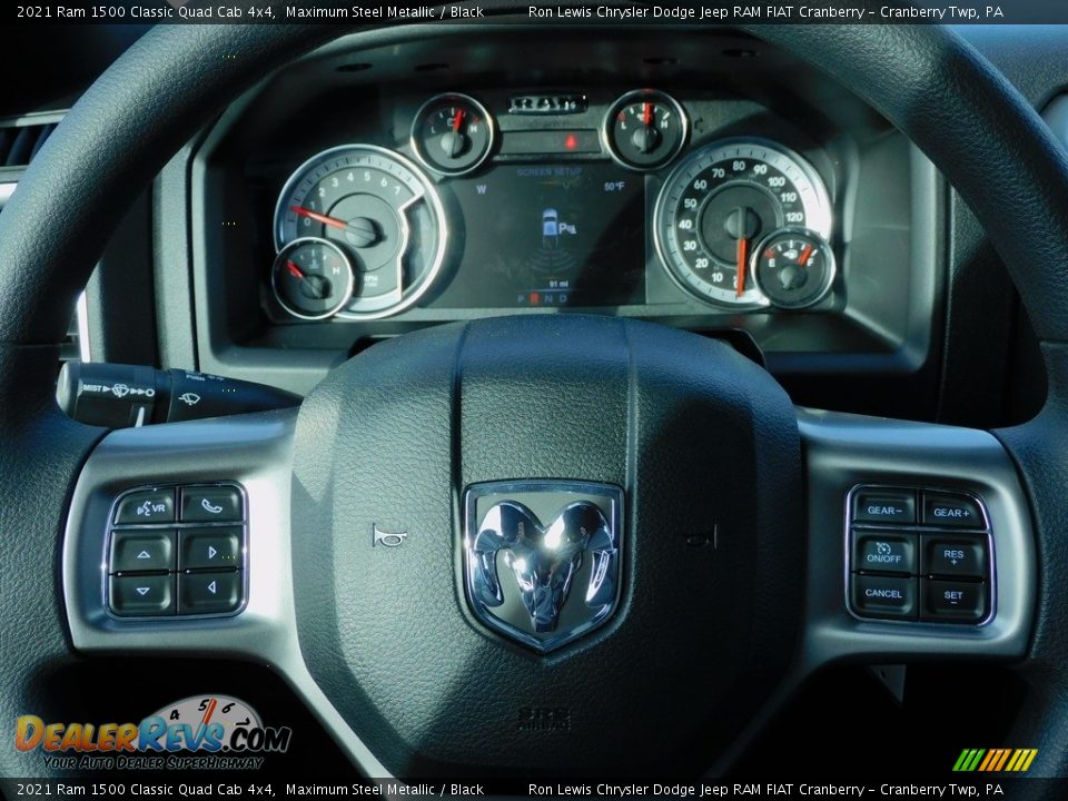 2021 Ram 1500 Classic Quad Cab 4x4 Maximum Steel Metallic / Black Photo #19
