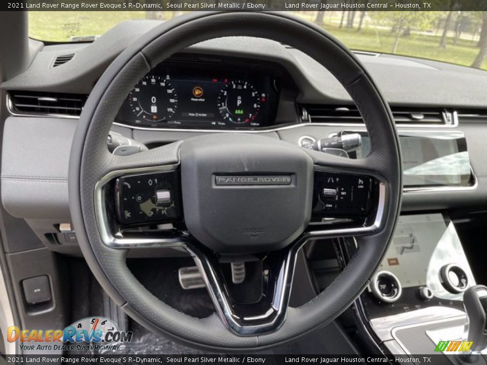 2021 Land Rover Range Rover Evoque S R-Dynamic Steering Wheel Photo #17