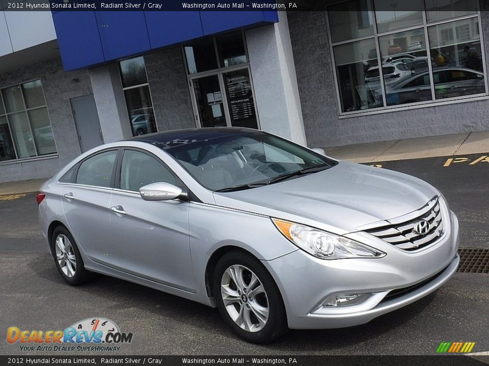 2012 Hyundai Sonata Limited Radiant Silver / Gray Photo #1