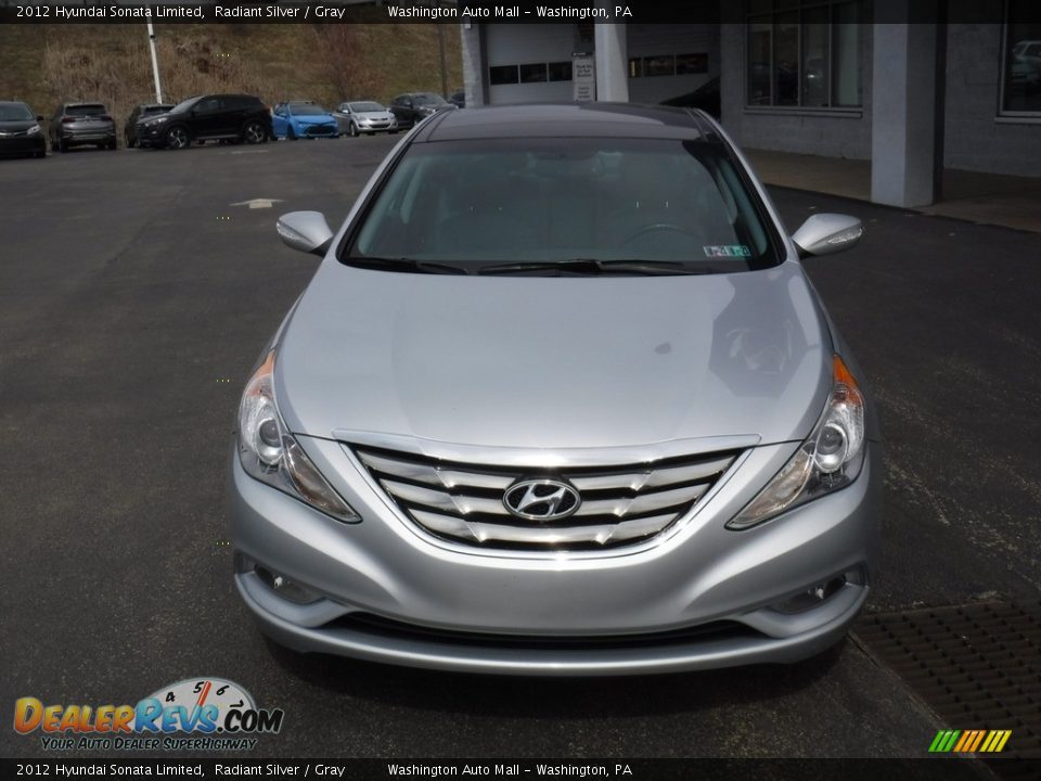 2012 Hyundai Sonata Limited Radiant Silver / Gray Photo #4