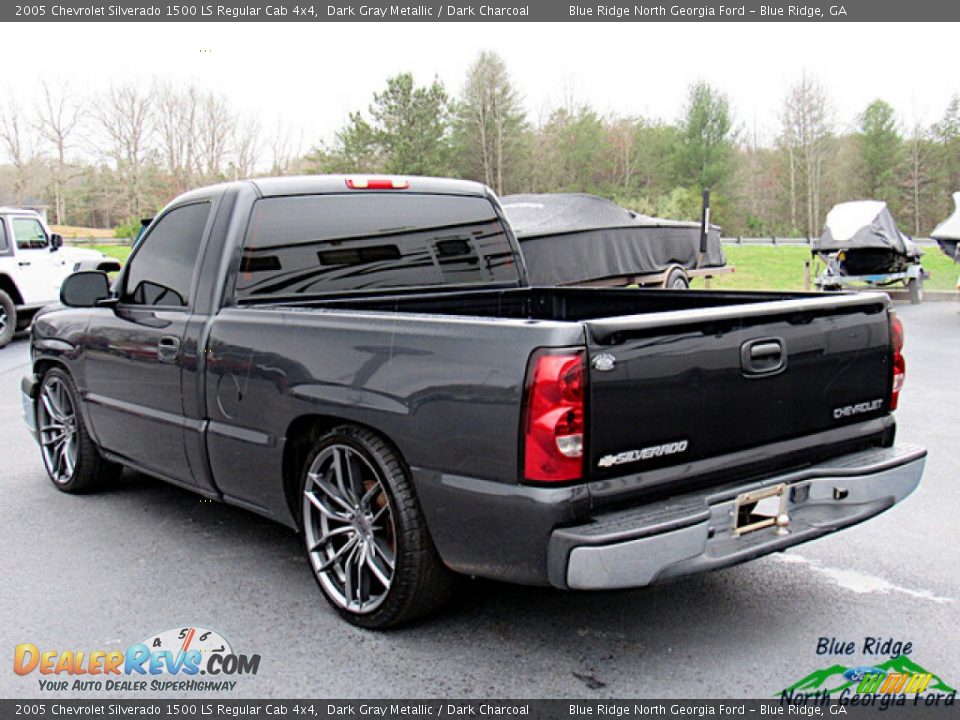 2005 Chevrolet Silverado 1500 LS Regular Cab 4x4 Dark Gray Metallic / Dark Charcoal Photo #4