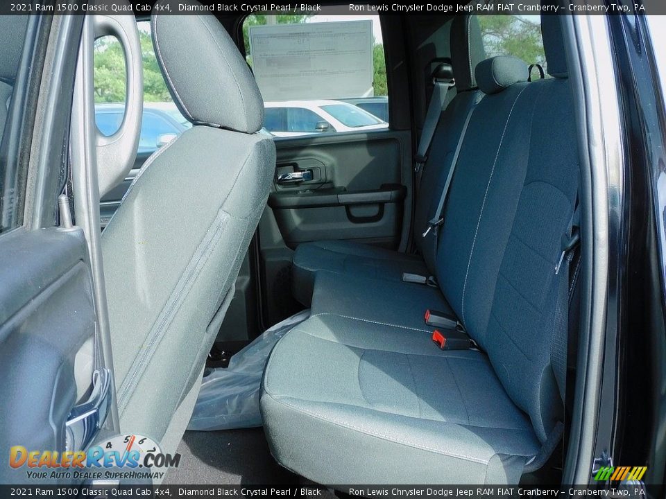 2021 Ram 1500 Classic Quad Cab 4x4 Diamond Black Crystal Pearl / Black Photo #12