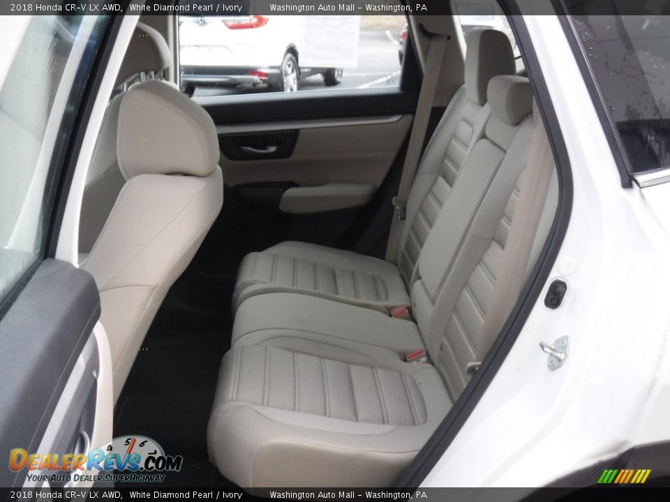 2018 Honda CR-V LX AWD White Diamond Pearl / Ivory Photo #24