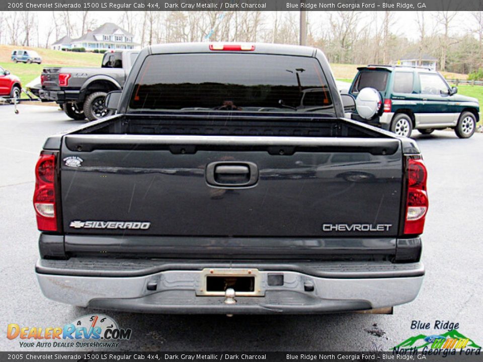 2005 Chevrolet Silverado 1500 LS Regular Cab 4x4 Dark Gray Metallic / Dark Charcoal Photo #5