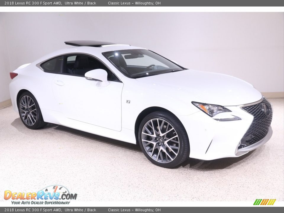 Ultra White 2018 Lexus RC 300 F Sport AWD Photo #1