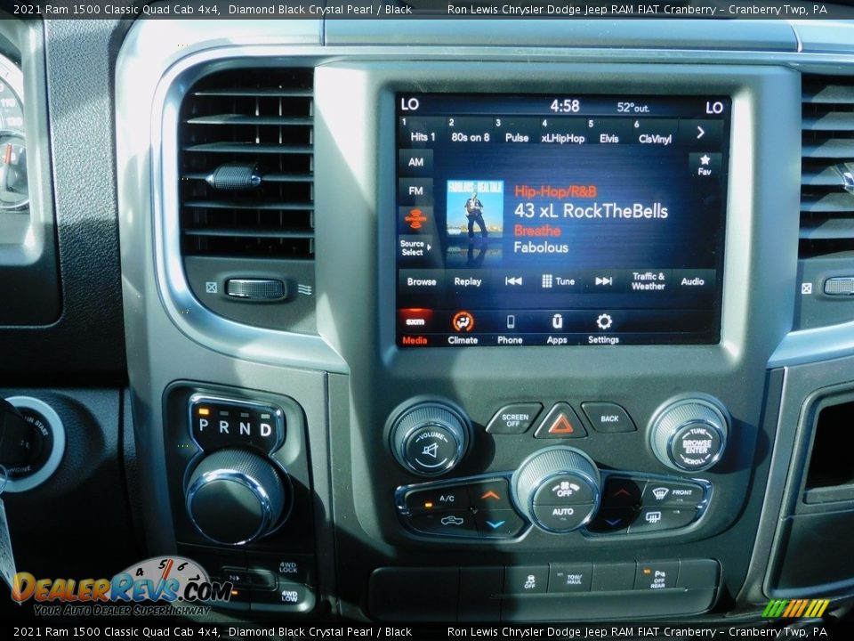 2021 Ram 1500 Classic Quad Cab 4x4 Diamond Black Crystal Pearl / Black Photo #15