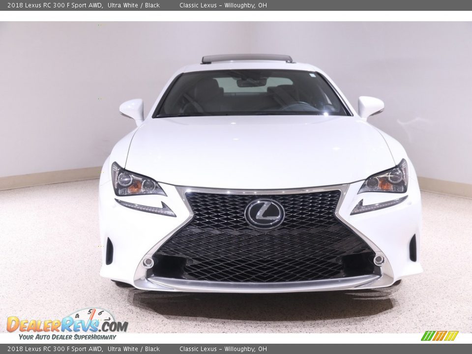 2018 Lexus RC 300 F Sport AWD Ultra White / Black Photo #2