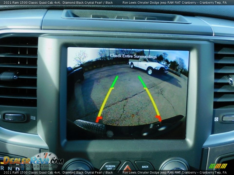2021 Ram 1500 Classic Quad Cab 4x4 Diamond Black Crystal Pearl / Black Photo #17