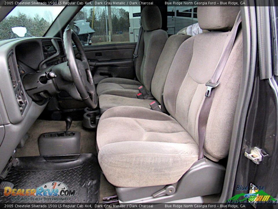 2005 Chevrolet Silverado 1500 LS Regular Cab 4x4 Dark Gray Metallic / Dark Charcoal Photo #11