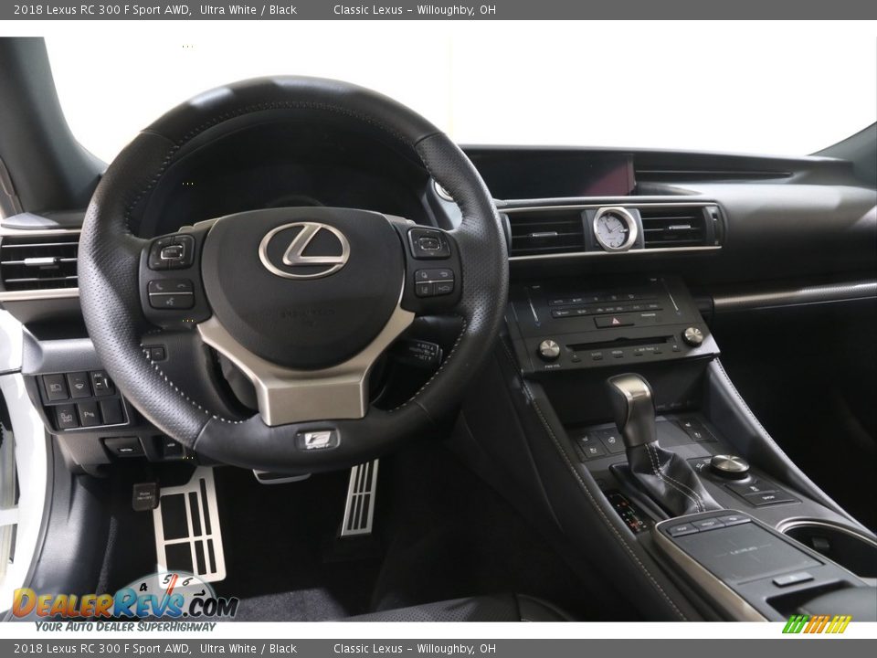 Dashboard of 2018 Lexus RC 300 F Sport AWD Photo #6