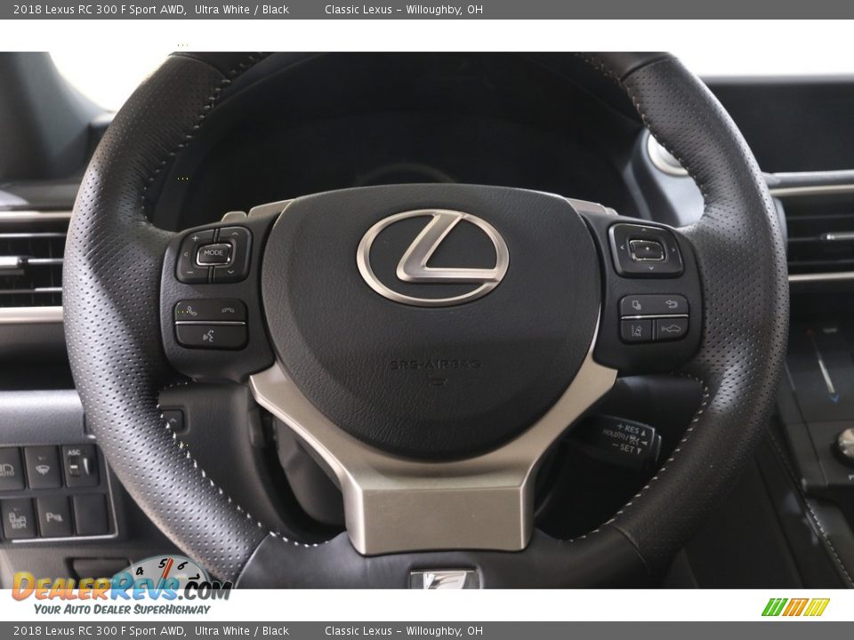 2018 Lexus RC 300 F Sport AWD Steering Wheel Photo #7