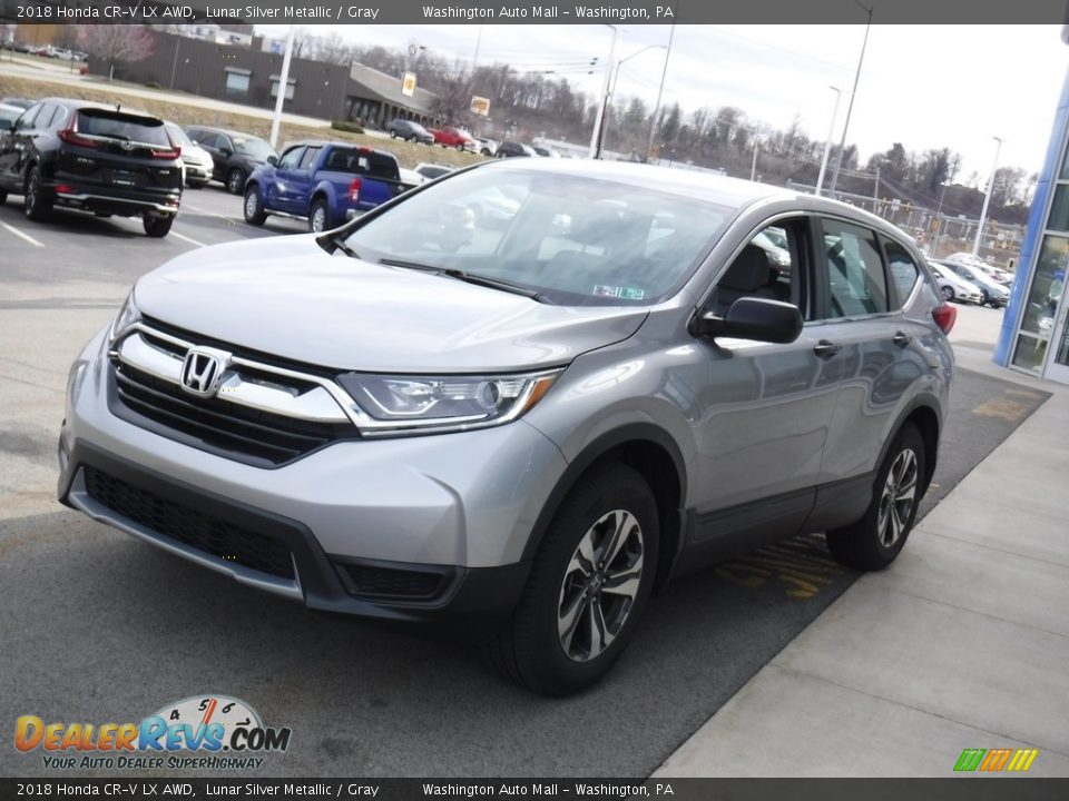 2018 Honda CR-V LX AWD Lunar Silver Metallic / Gray Photo #5