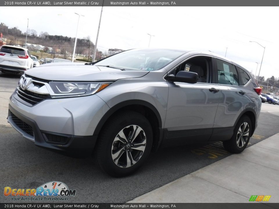 2018 Honda CR-V LX AWD Lunar Silver Metallic / Gray Photo #6