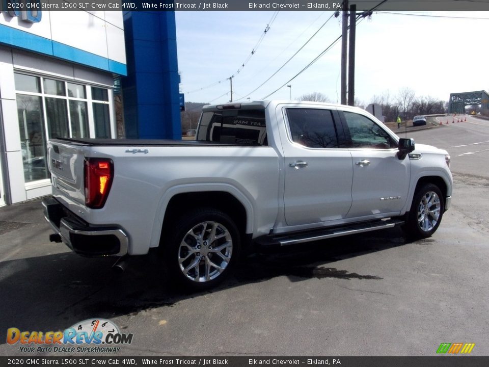 2020 GMC Sierra 1500 SLT Crew Cab 4WD White Frost Tricoat / Jet Black Photo #3