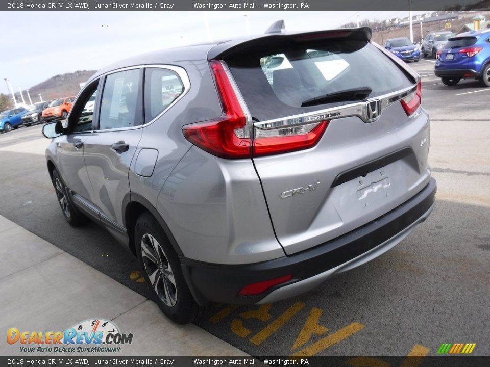 2018 Honda CR-V LX AWD Lunar Silver Metallic / Gray Photo #7