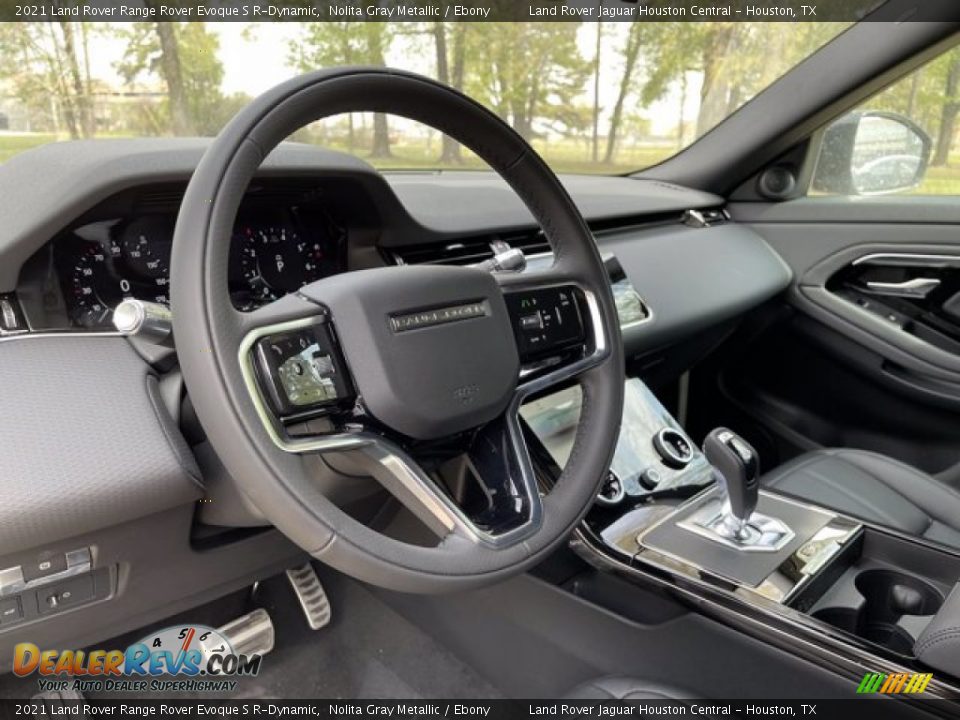 2021 Land Rover Range Rover Evoque S R-Dynamic Steering Wheel Photo #12