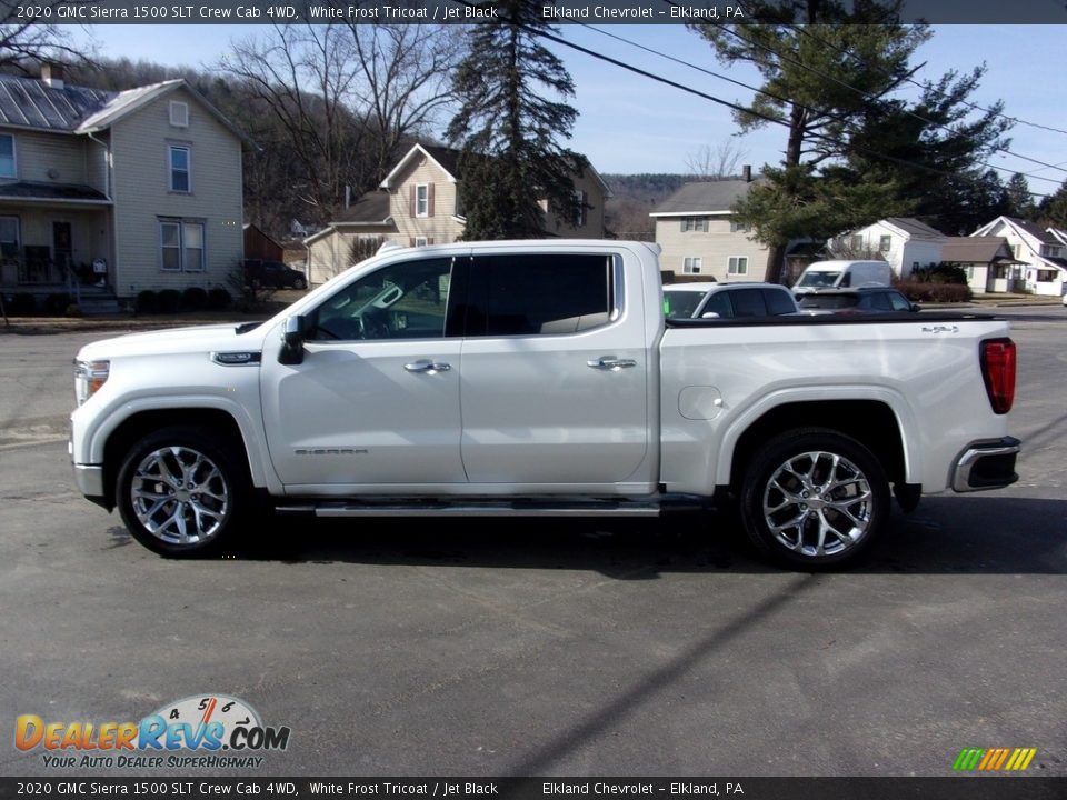 2020 GMC Sierra 1500 SLT Crew Cab 4WD White Frost Tricoat / Jet Black Photo #5