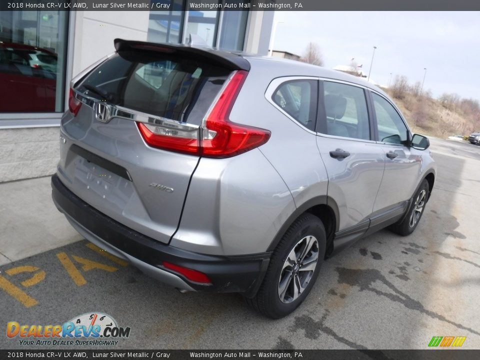 2018 Honda CR-V LX AWD Lunar Silver Metallic / Gray Photo #9