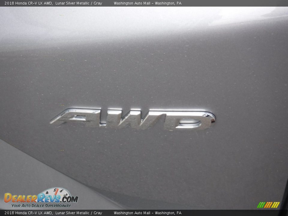 2018 Honda CR-V LX AWD Lunar Silver Metallic / Gray Photo #10