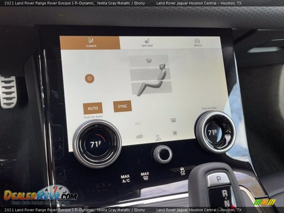 Controls of 2021 Land Rover Range Rover Evoque S R-Dynamic Photo #22