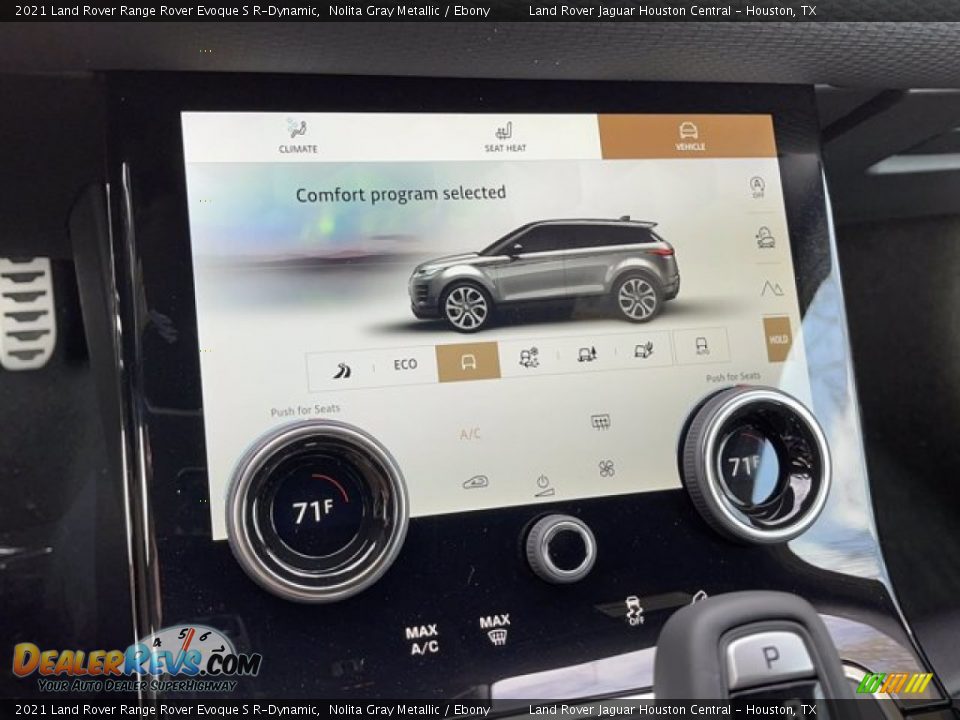 Controls of 2021 Land Rover Range Rover Evoque S R-Dynamic Photo #23