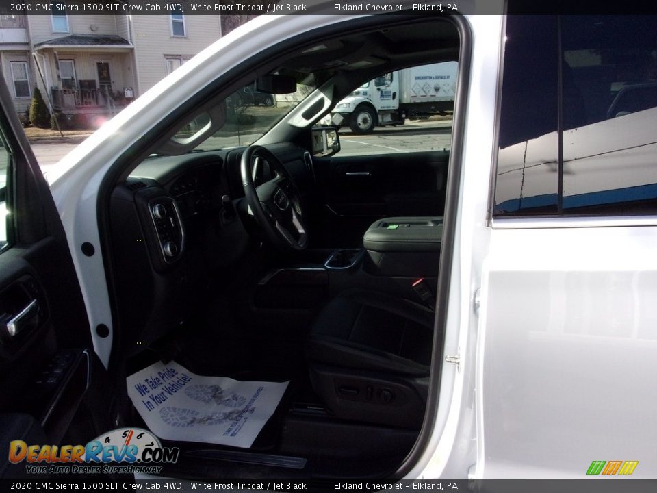 2020 GMC Sierra 1500 SLT Crew Cab 4WD White Frost Tricoat / Jet Black Photo #15