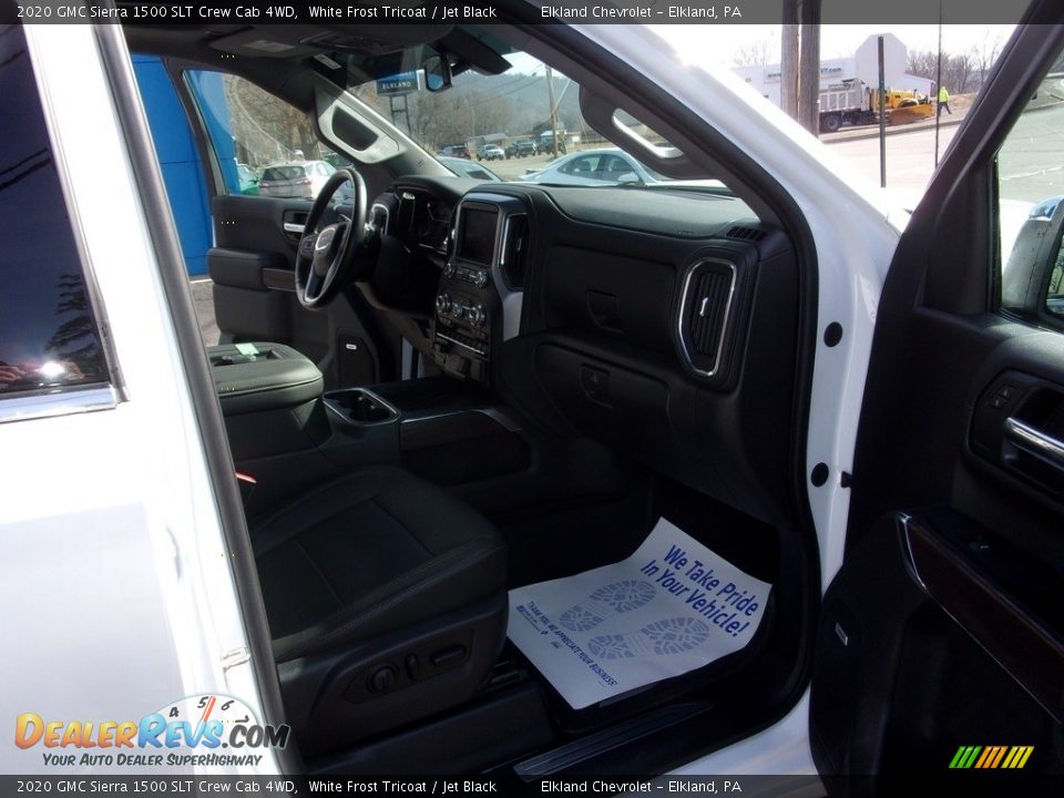 2020 GMC Sierra 1500 SLT Crew Cab 4WD White Frost Tricoat / Jet Black Photo #22