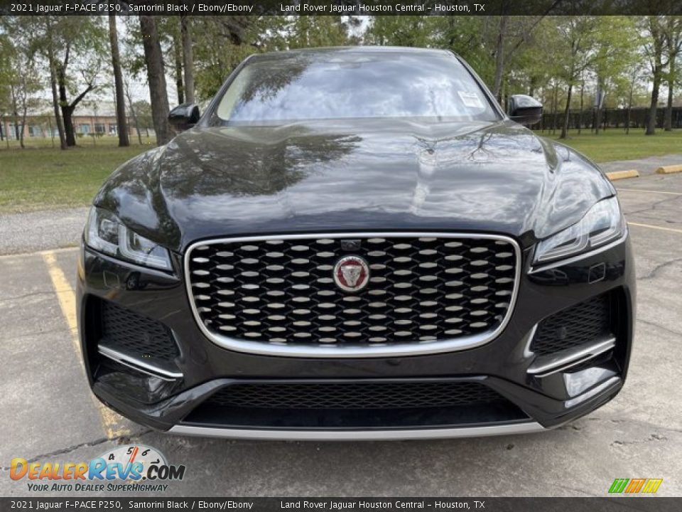 2021 Jaguar F-PACE P250 Santorini Black / Ebony/Ebony Photo #9