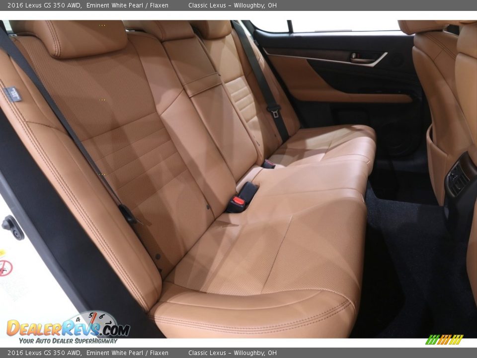 Rear Seat of 2016 Lexus GS 350 AWD Photo #23