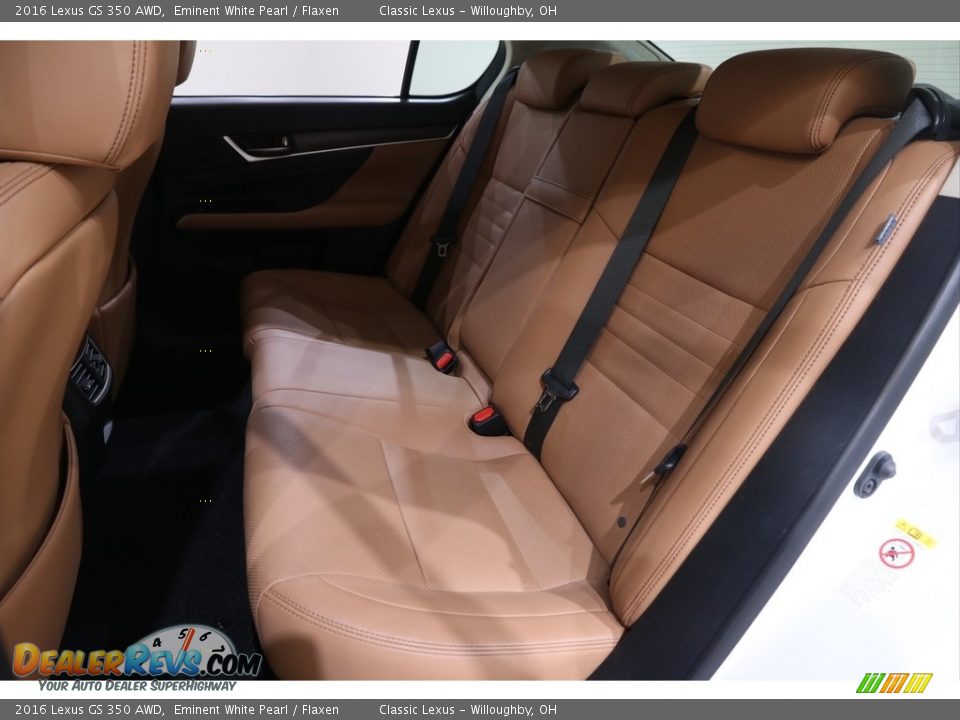 Rear Seat of 2016 Lexus GS 350 AWD Photo #24