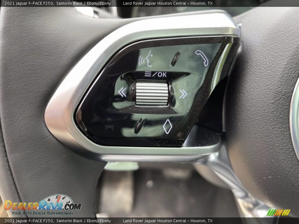 2021 Jaguar F-PACE P250 Steering Wheel Photo #16