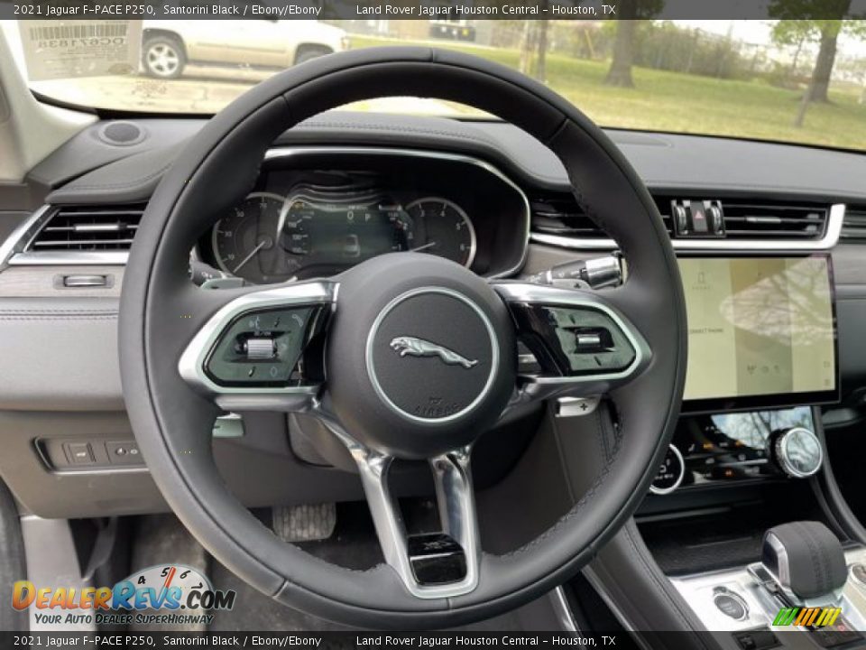 2021 Jaguar F-PACE P250 Steering Wheel Photo #18